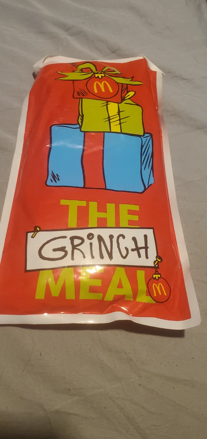 The grinch socks from mcdonald's