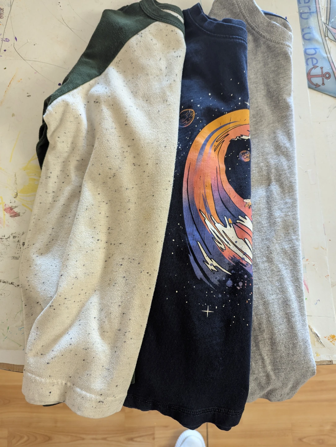 Set of 3 Kids Long-Sleeve Shirts