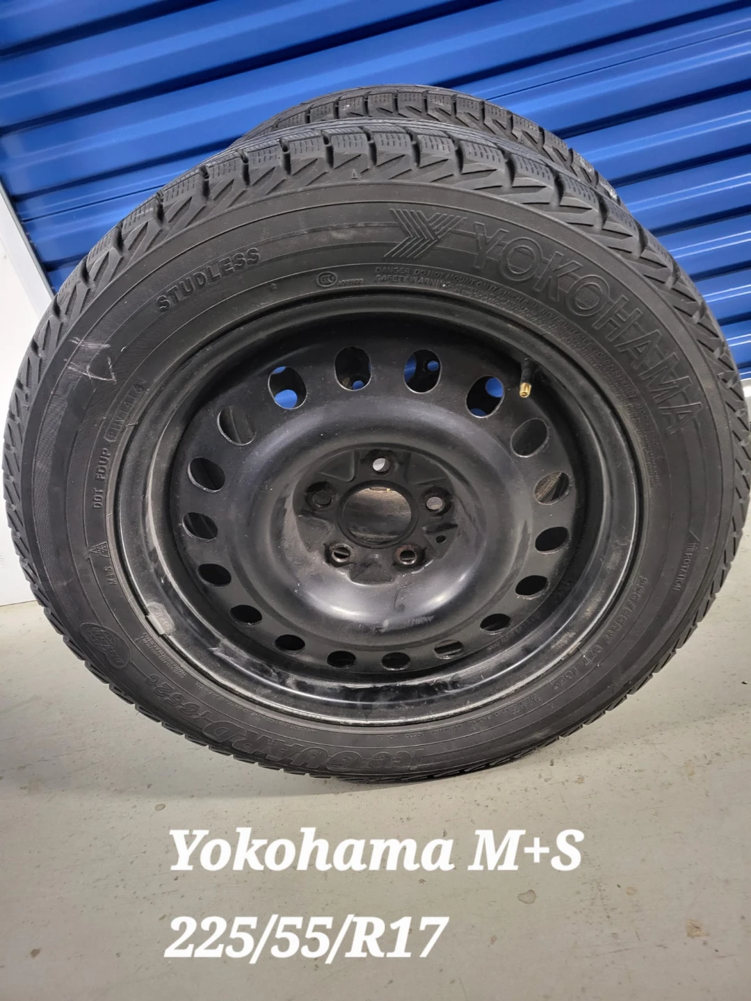 Yokohama IceGuard 225/55/R17 Tires with Rims - photo 2