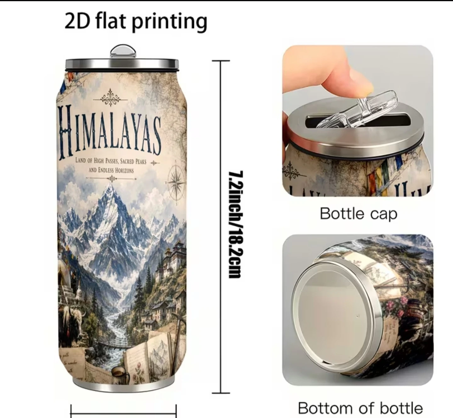 Himalayas Themed Stainless Steel Tumbler - photo 2