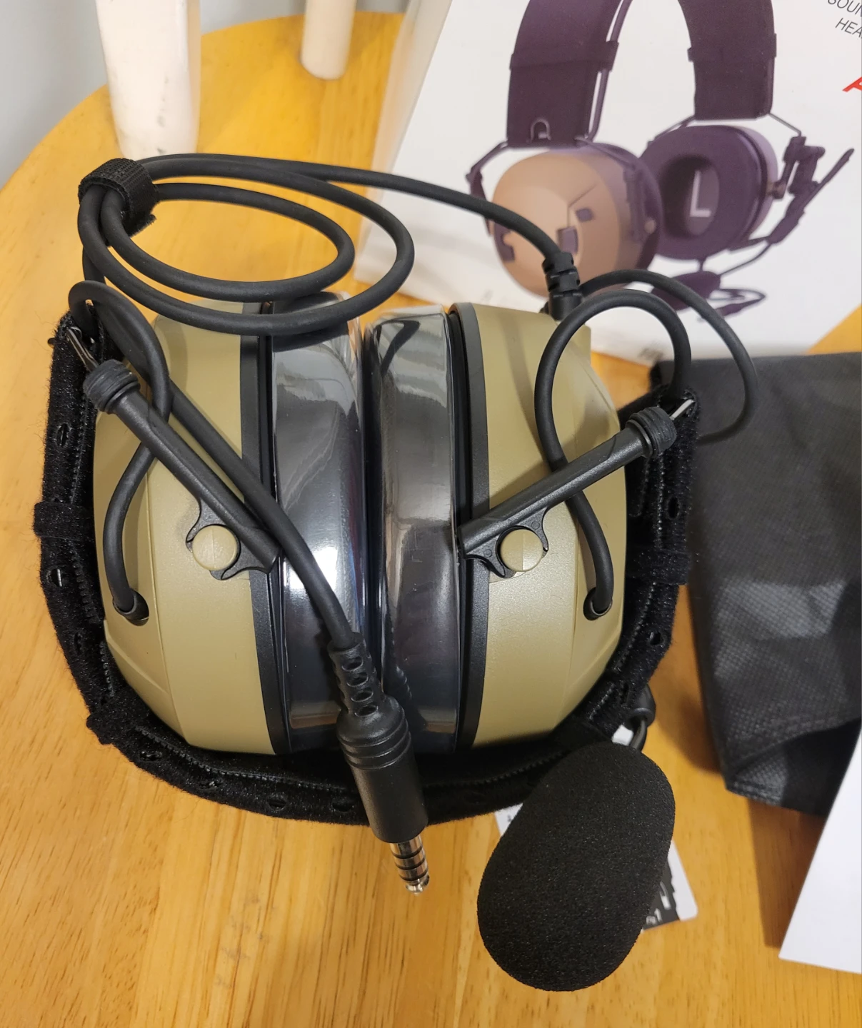Tactical Headset Communication Noise Reduction Hearing Hunting - photo 2