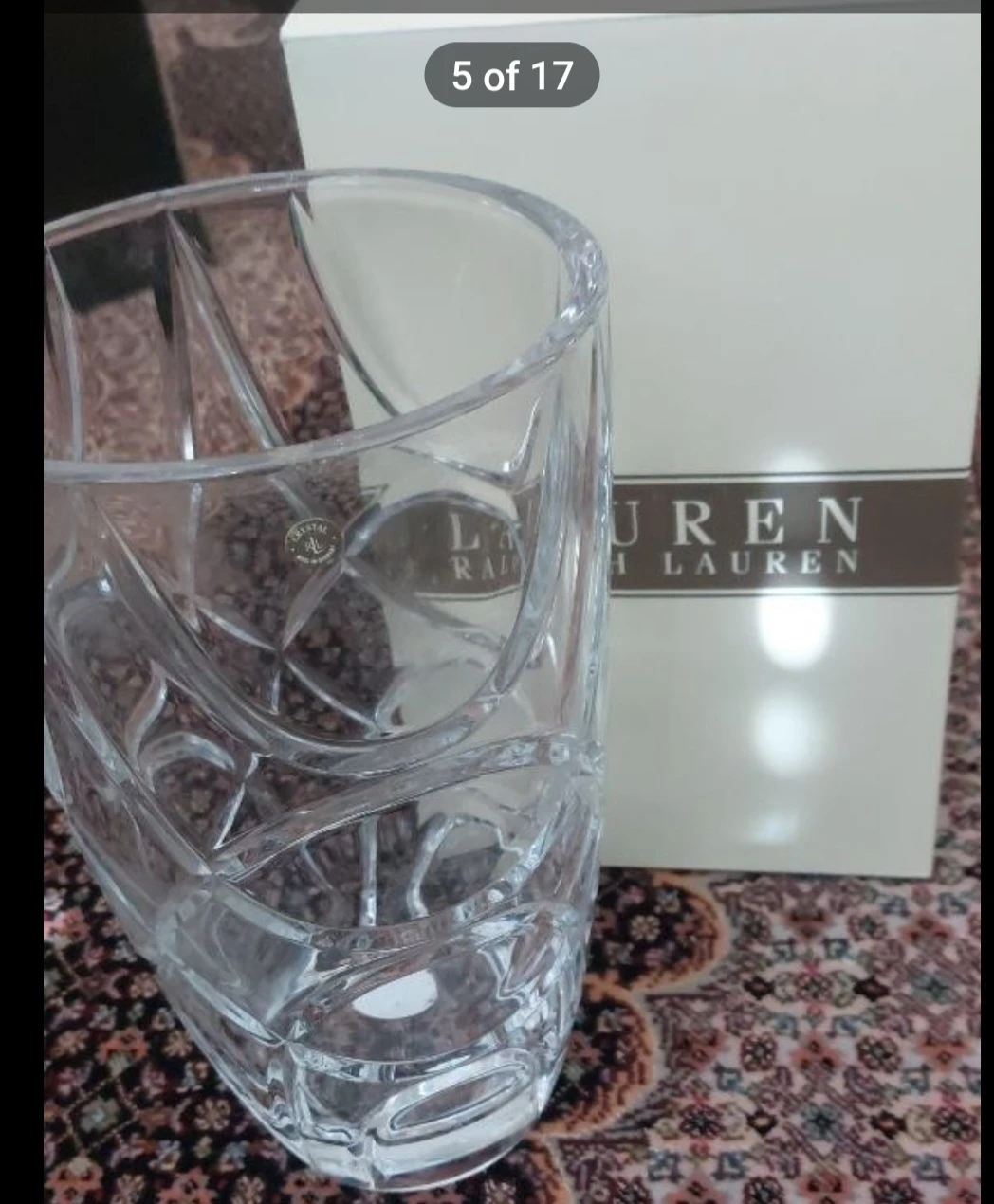 Lauren Ralph Lauren Crystalite Bohemia Vase - photo 2
