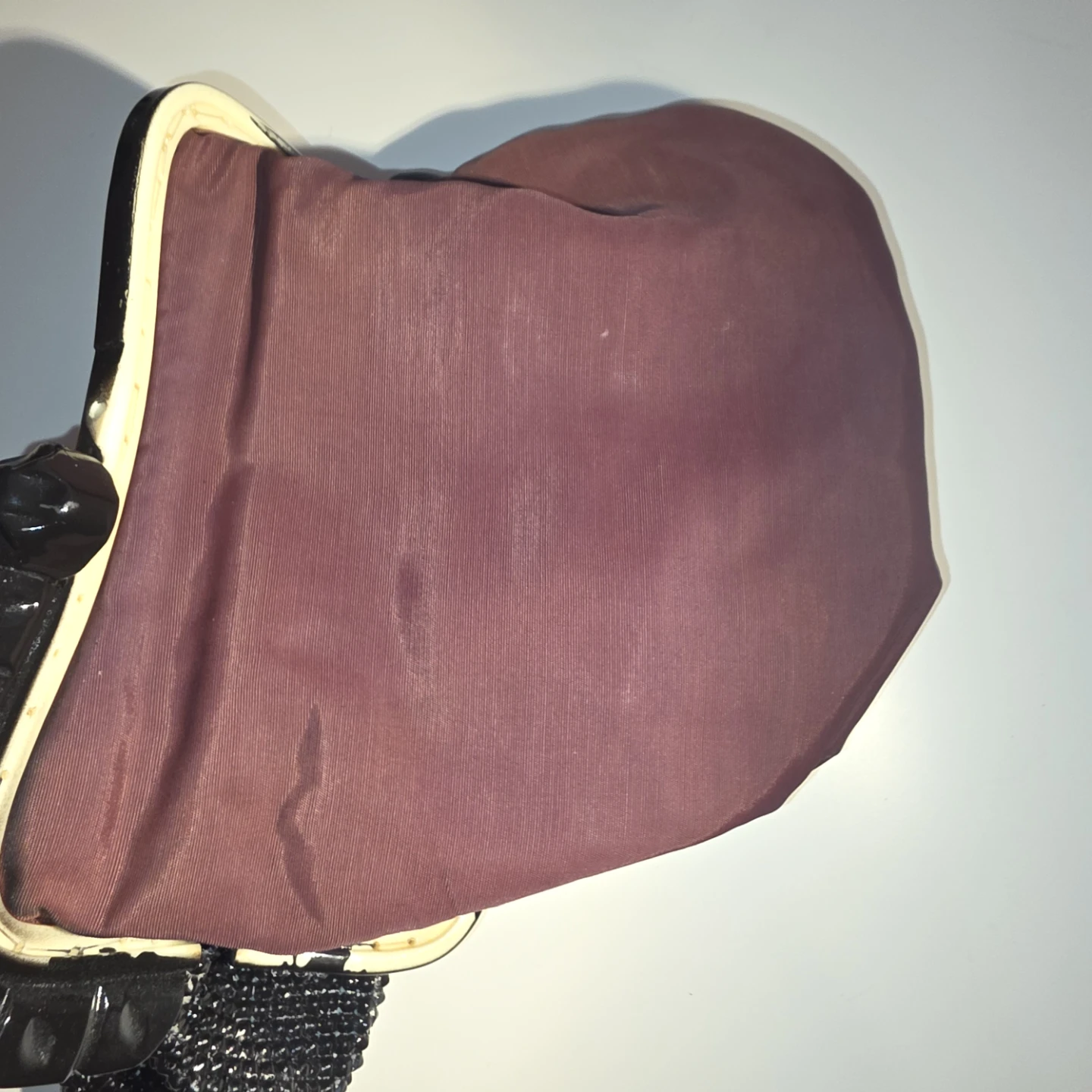 Vintage Whiting & Davis Black Mesh Clutch - photo 5