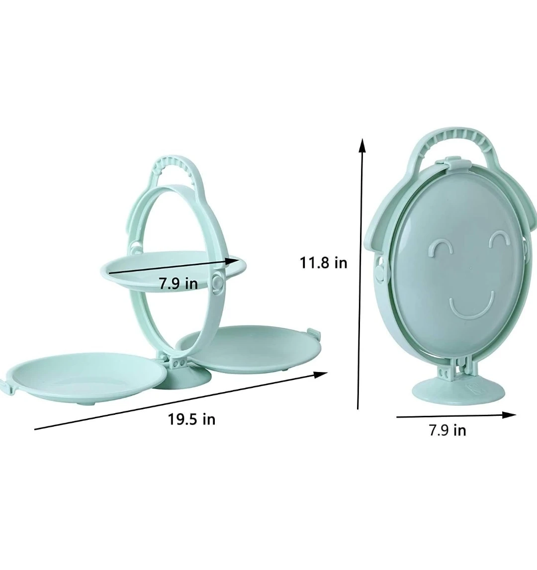 Folding 3-Tier Serving Tray