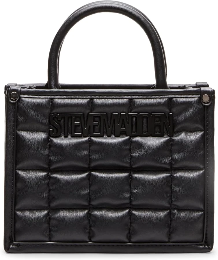 Steve Madden Black Quilted Handbag
