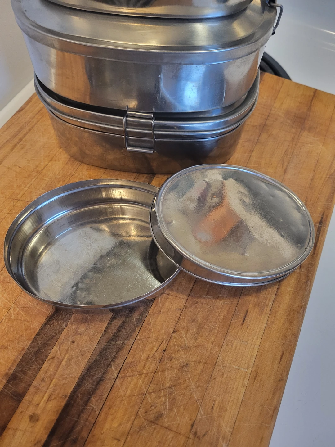 4 Stainless Steel Food Container Set - photo 2