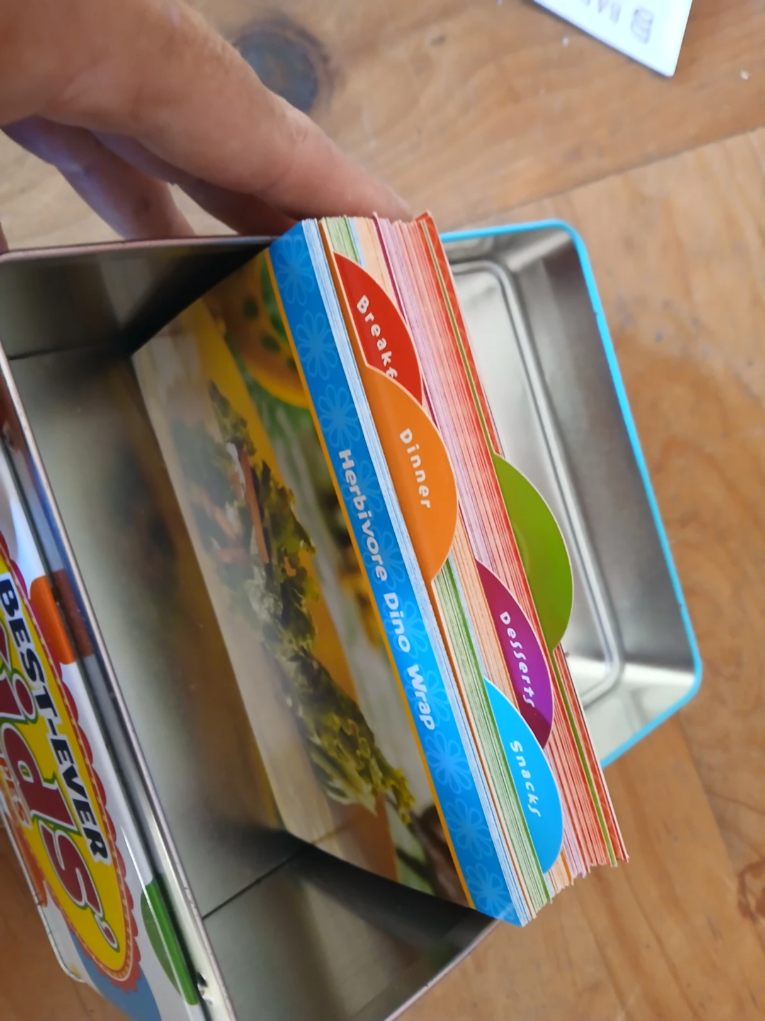 Best-Ever Kids' Recipes Card Tin - photo 2
