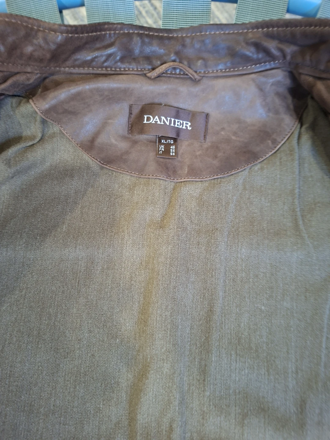 Danier Men's Brown Leather Jacket - XL - photo 2