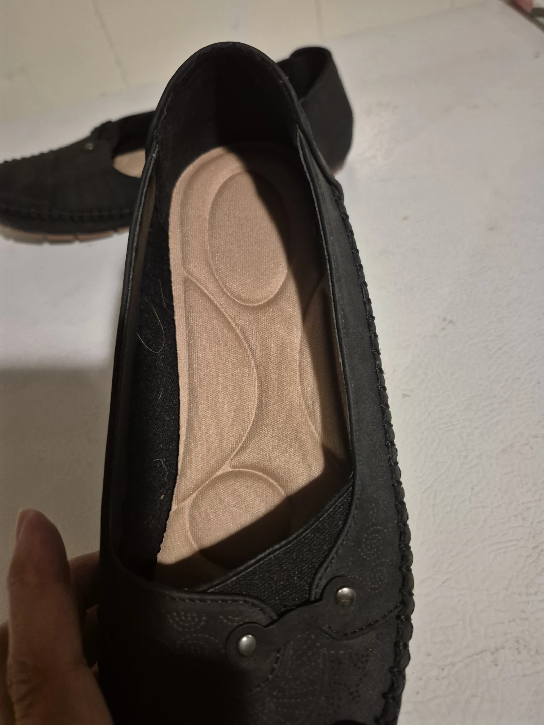 Black Women's Loafers Size 41 - photo 3