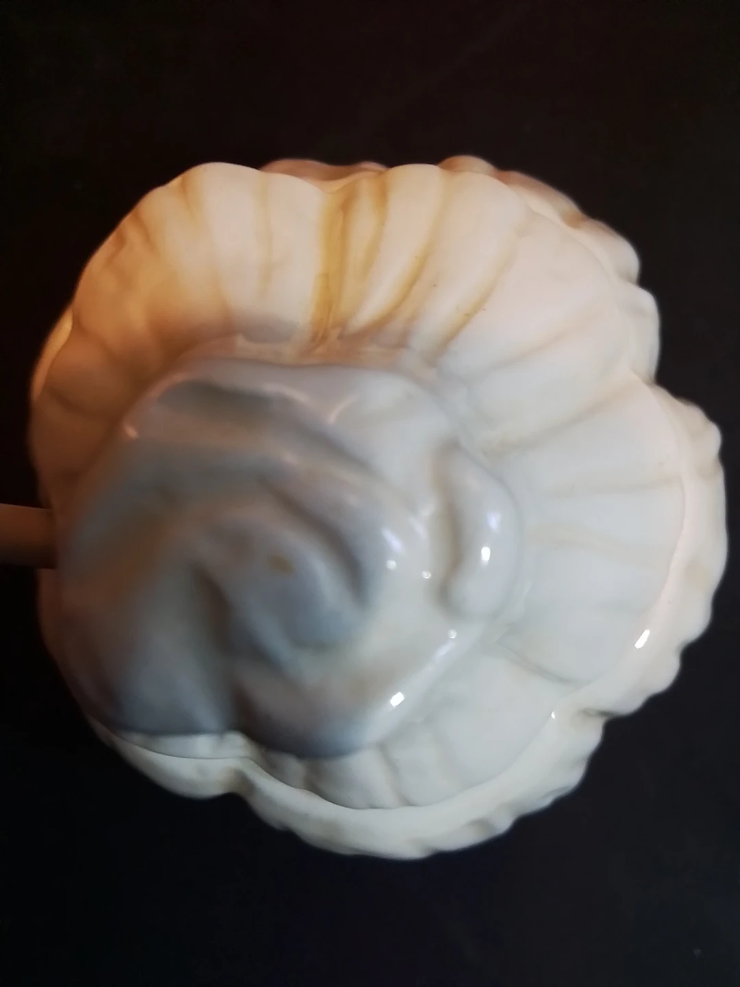 Vintage Mid-Century Ceramic Garlic Condiment Jar - photo 5