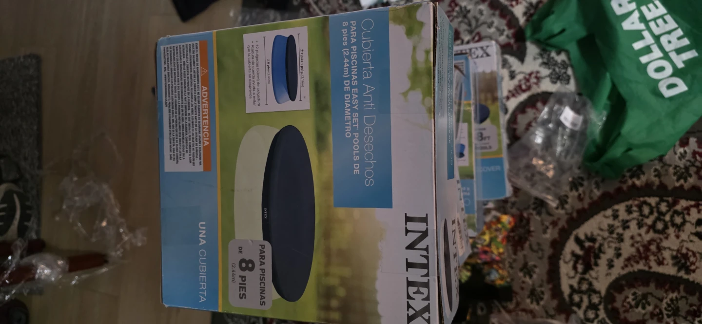 Intex Easy Set Pool Cover 8ft - photo 5