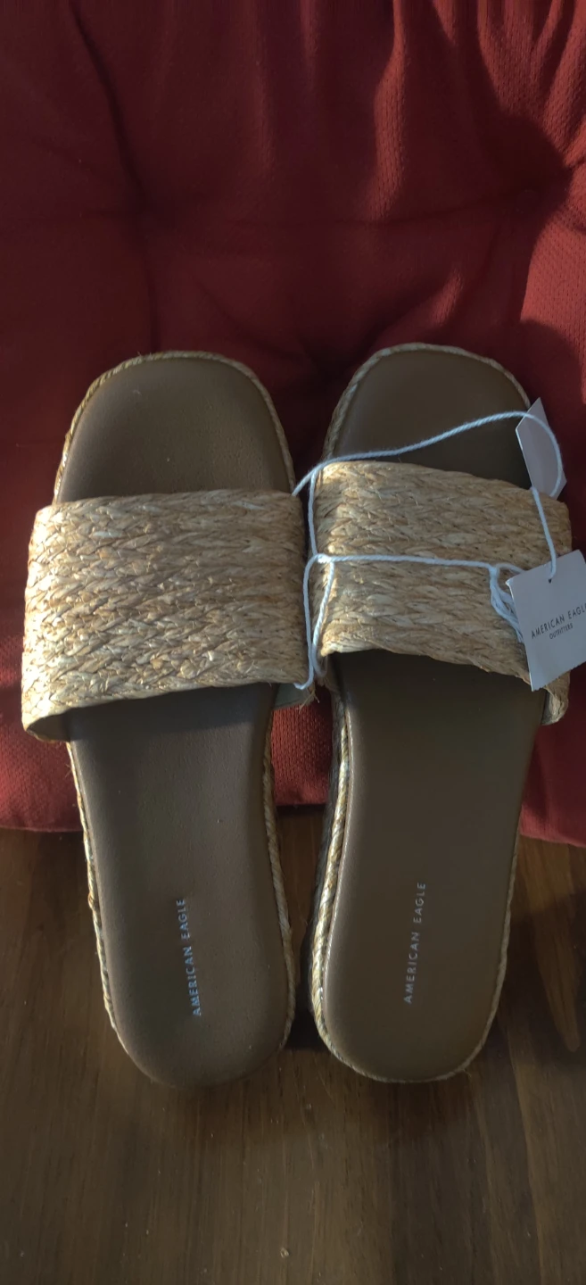 American Eagle Espadrille Slides