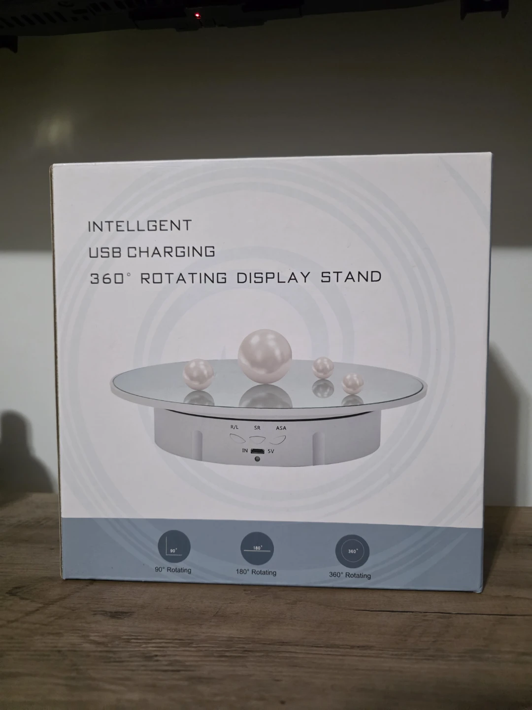JAYEGT 360 Rotating Display Stand