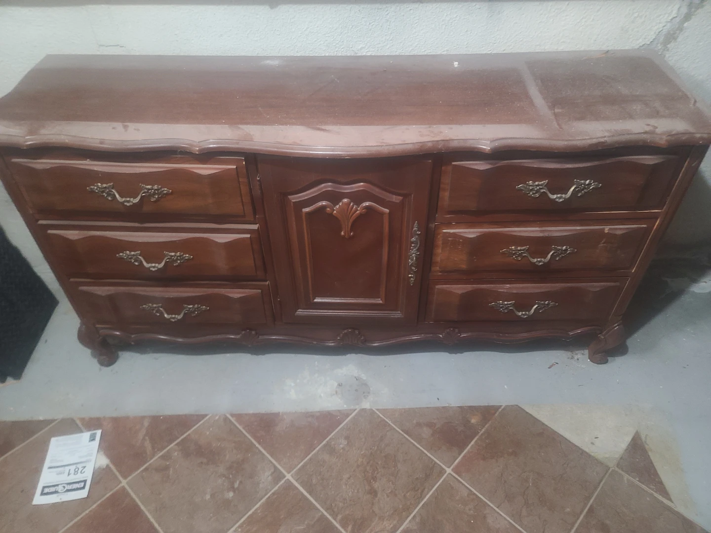 Vintage Wooden Dresser