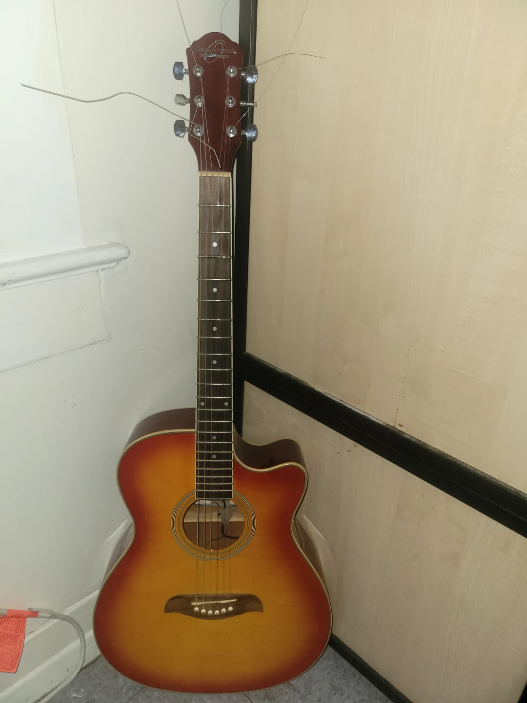 Oscar Schmidt by Washburn Acoustic Guitar OACEFCS