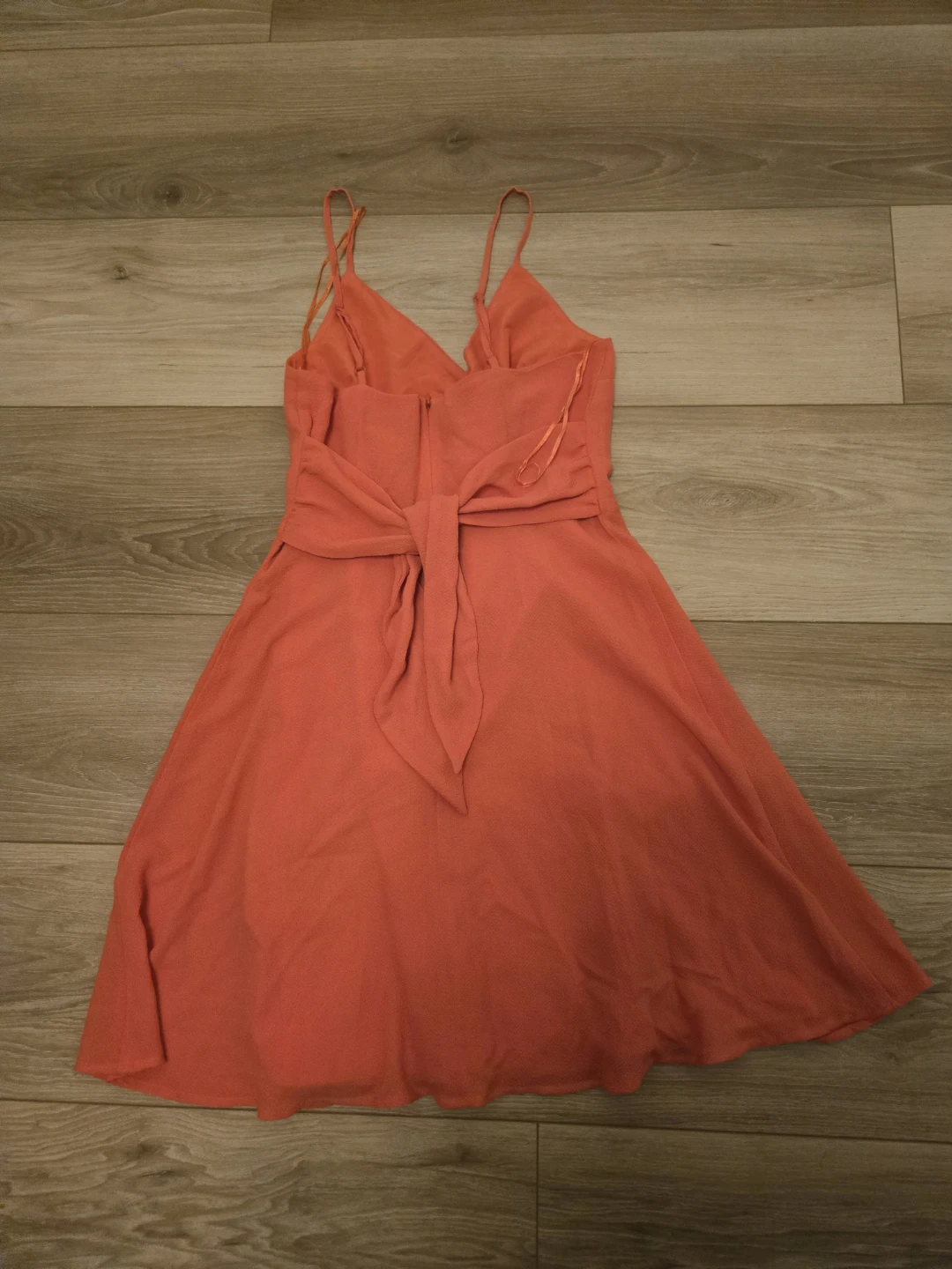 Dynamite Coral Tie-Back Dress XS - photo 2