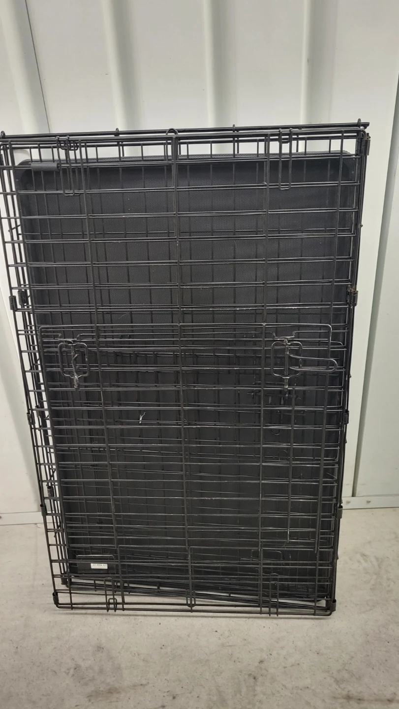 Black Wire Dog Crate with Tray - TOP PAW BRAND - photo 4