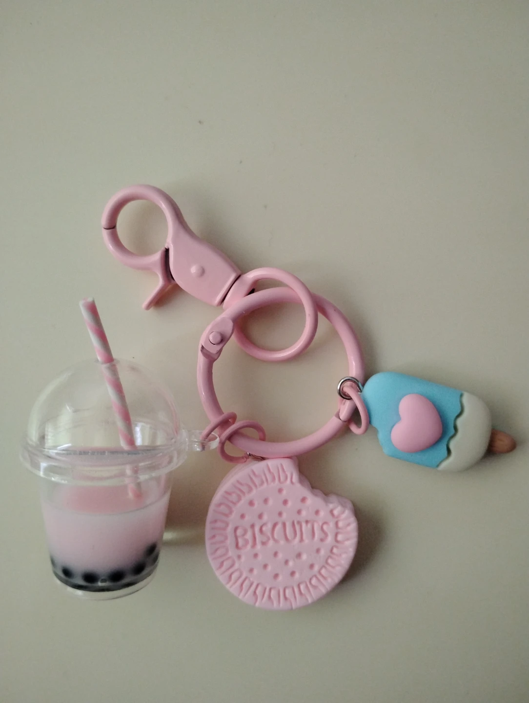 Kawaii Bubble Tea, Cookie & Ice Cream Keychain - photo 2