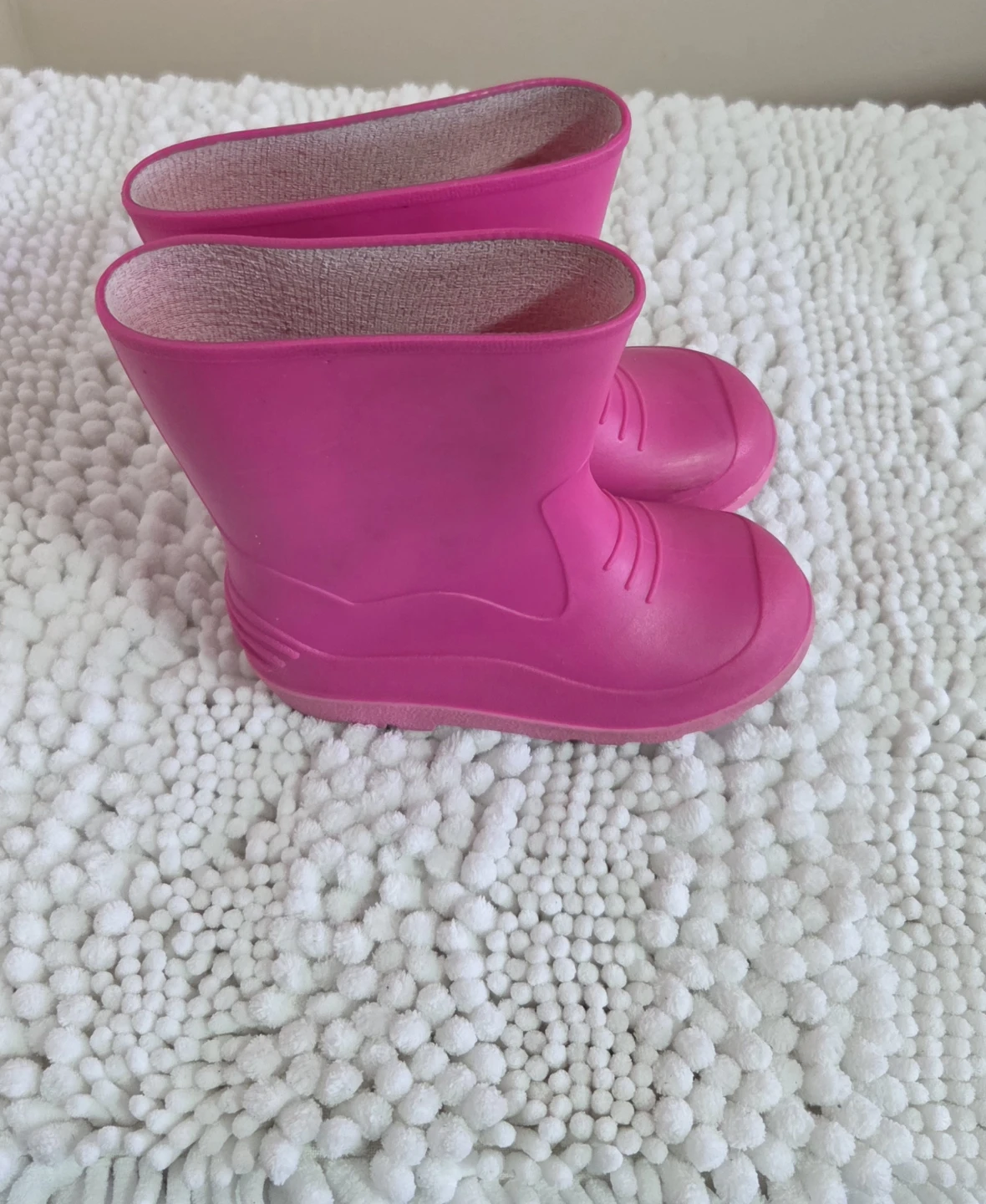 Pink Rubber Rain Boots - photo 2