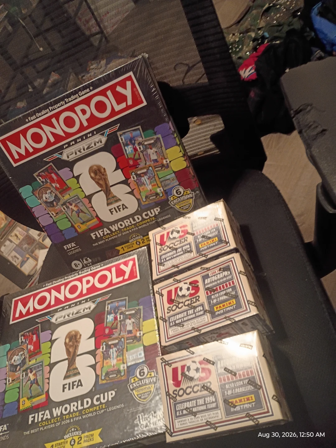 Monopoly FIFA World Cup 2026 and Panini US Soccer Card Boxes - photo 4