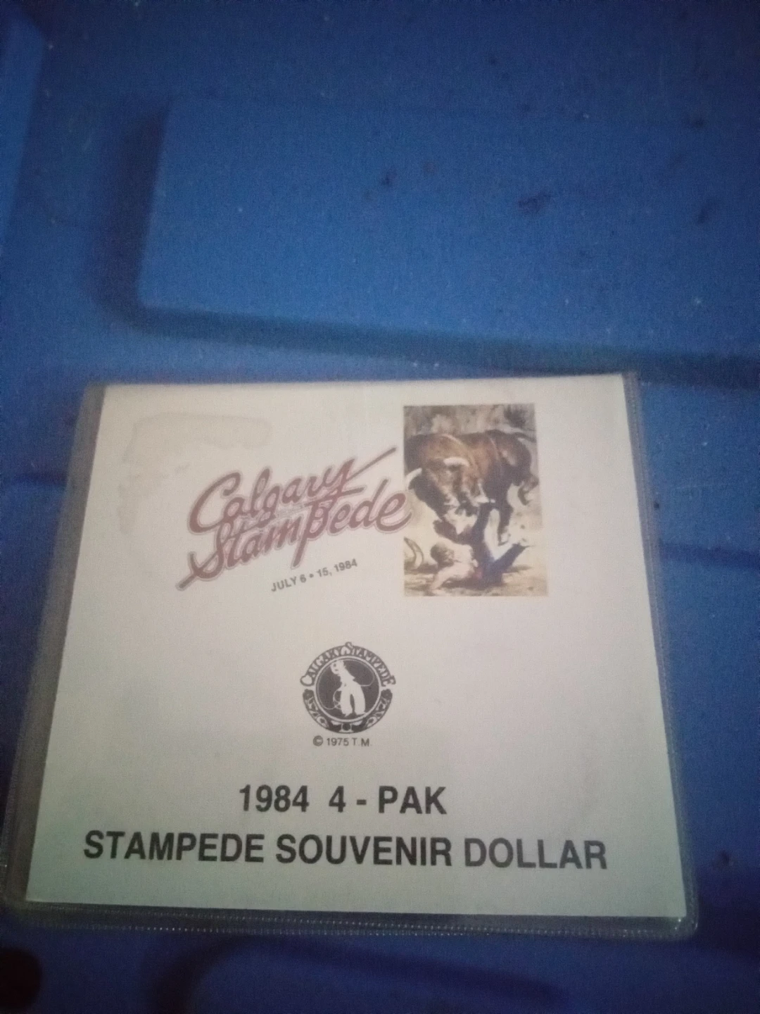 1984 Calgary Stampede Souvenir Dollar 4-Pak