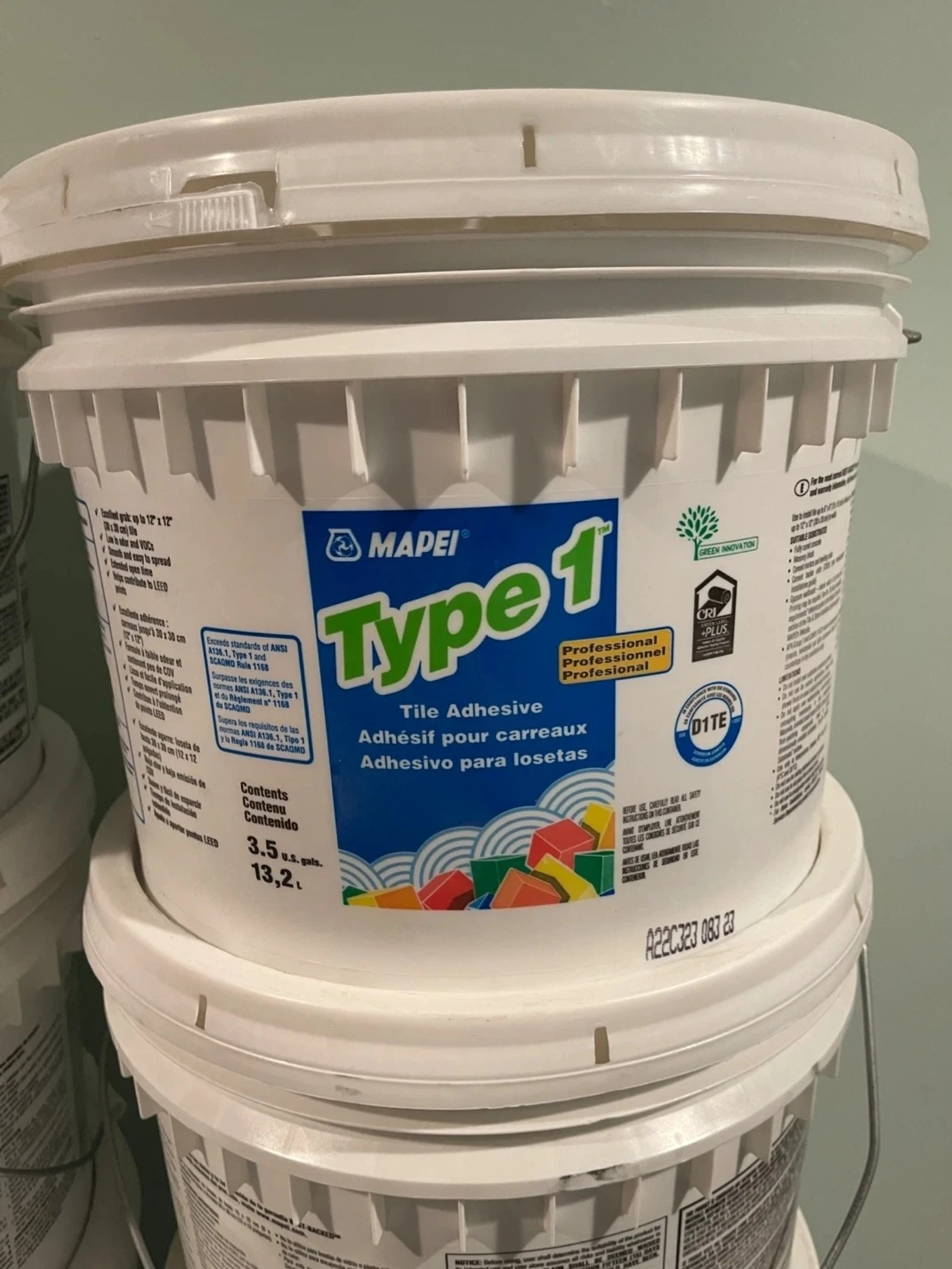 Mapei Type 1 Tile Adhesive 13.2L Pails