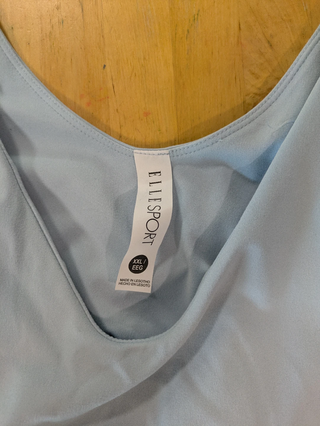Elle Sport Light Blue Tank Top Sport or Swimsuit XXL - photo 3