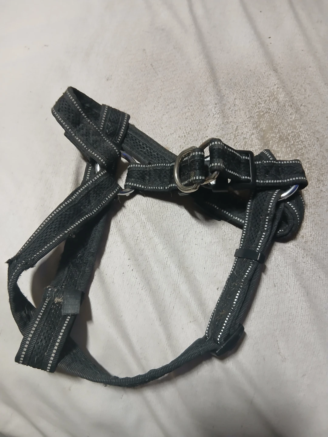 Black Reflective Dog Harness - photo 2