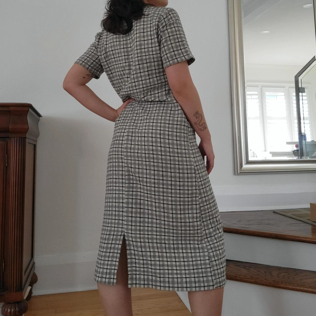 Vintage plaid dress - photo 2