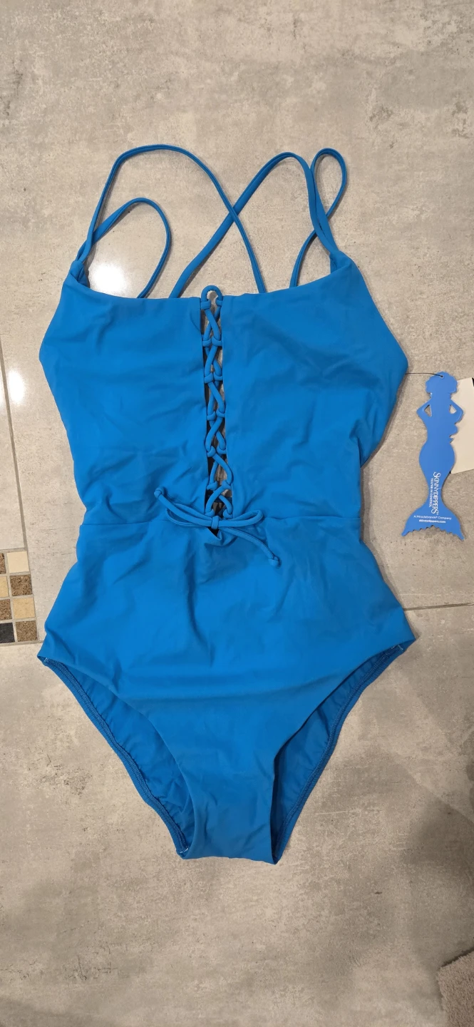 Skinny Dippers One-Piece Swimsuit - Blue - photo 3