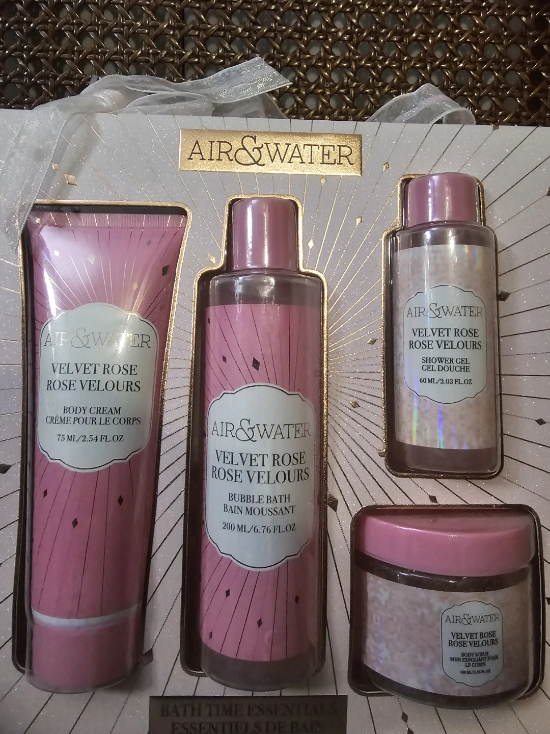 Air & Water Bath Time Essentials Set - Velvet Rose