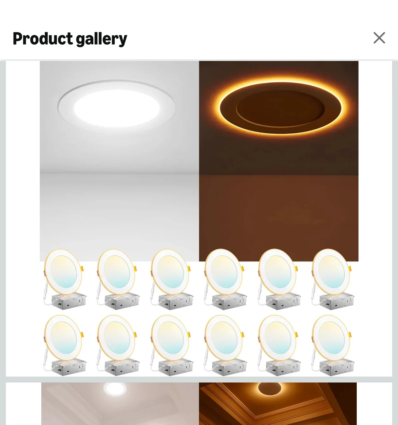 Amico LED Recessed Downlights with Night Light Mode