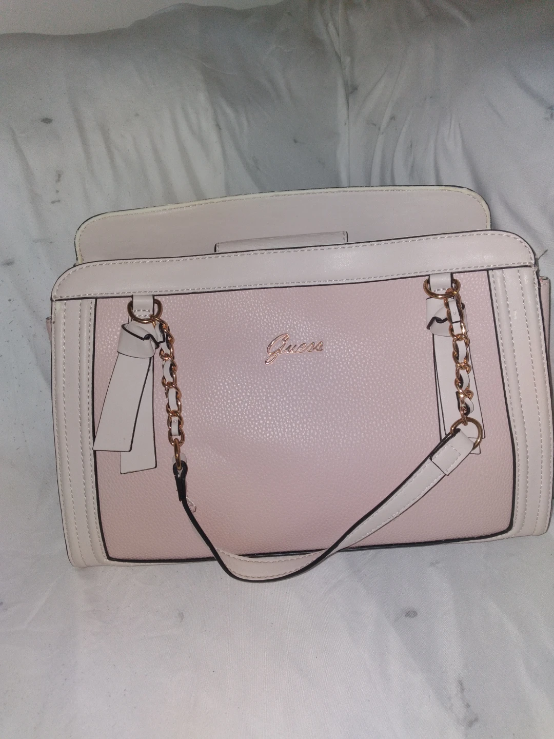 GUESS Factory Hazelwood Color-Block Satchel