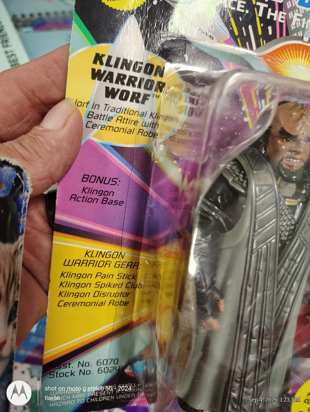 Star Trek Klingon Warrior Worf Action Figure - photo 2