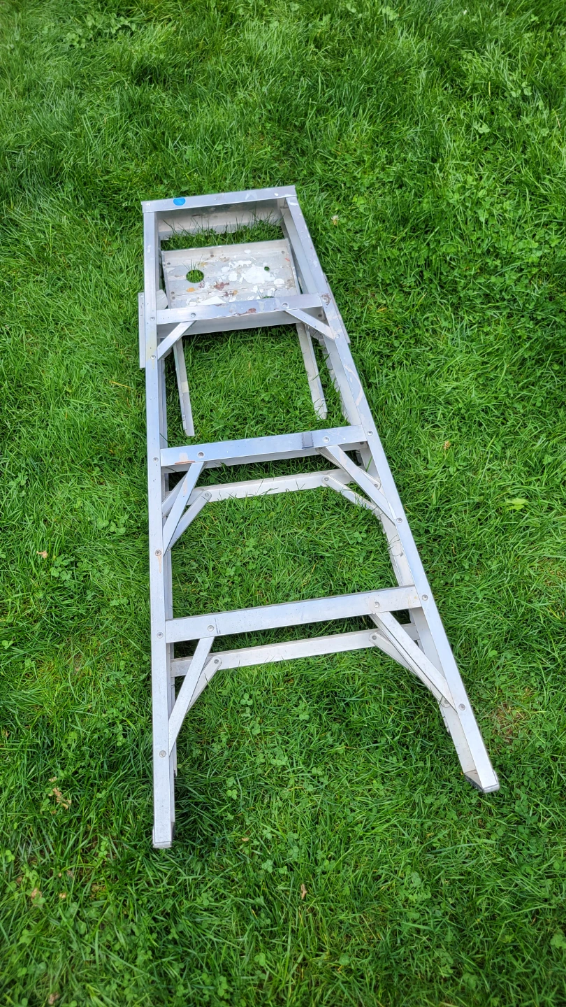 Aluminum Step Ladder fokdable - photo 3