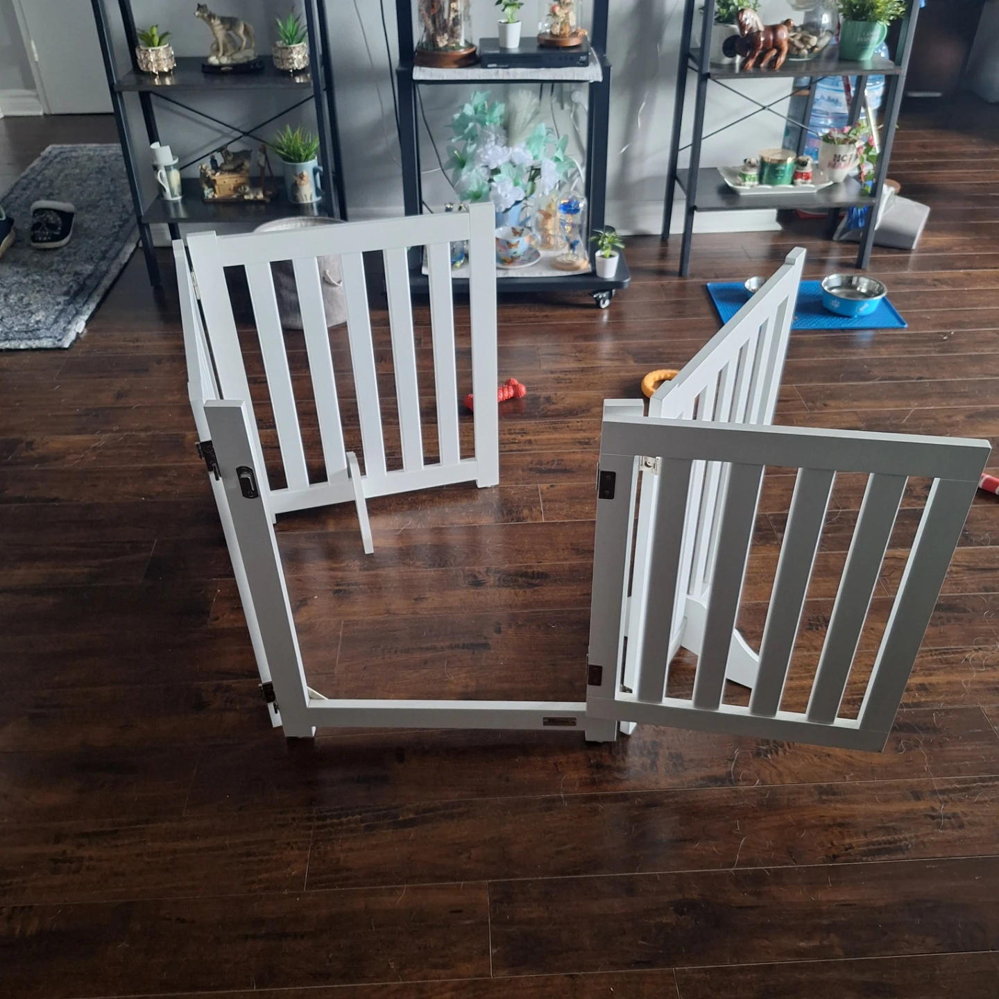 White Wooden Pet Playpen Gate - photo 2