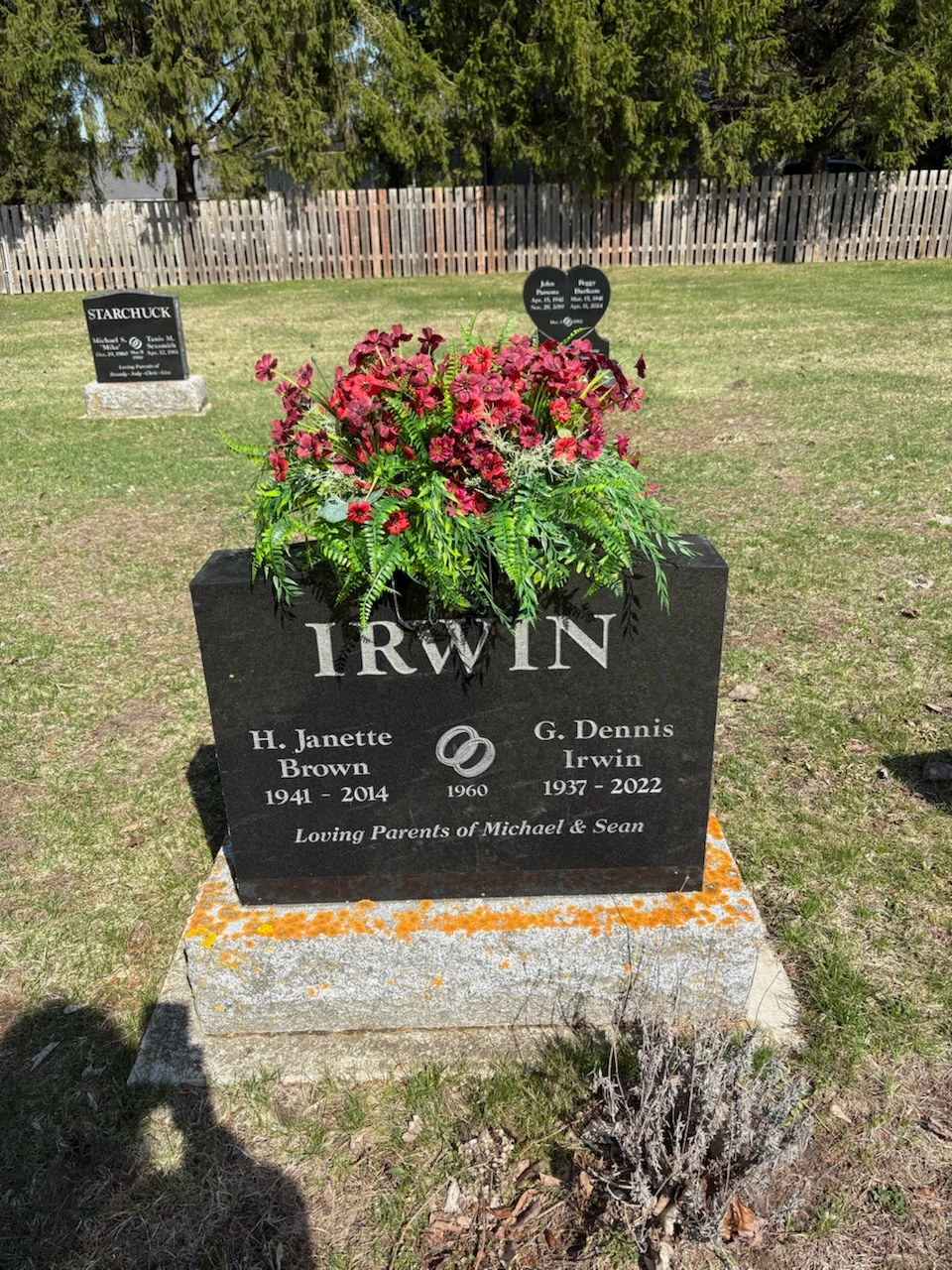 Artificial Floral Cemetery Flower Arrangements - photo 2