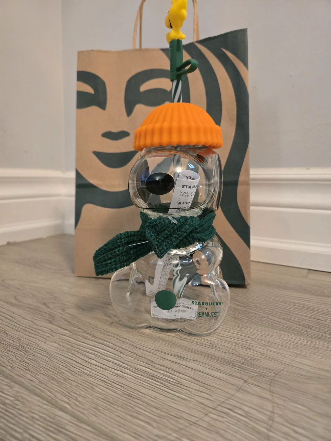 Starbucks Peanuts Snoopy Glass Cold Cup - photo 2