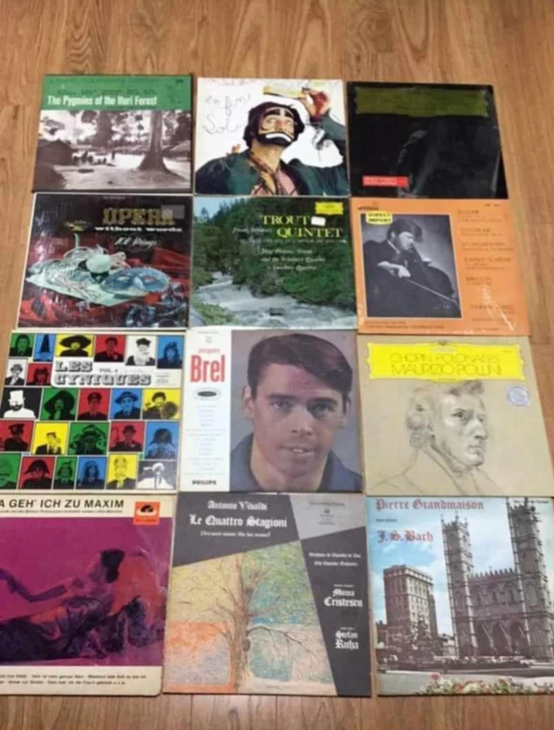 Collection of Vintage Vinyl Records