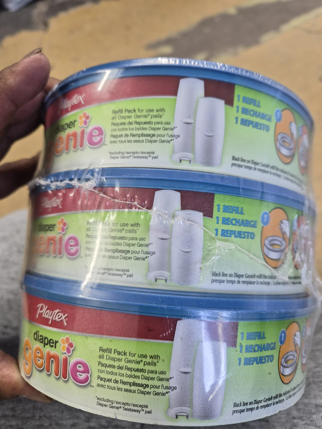 3-Pack Playtex Diaper Genie Refills - photo 2