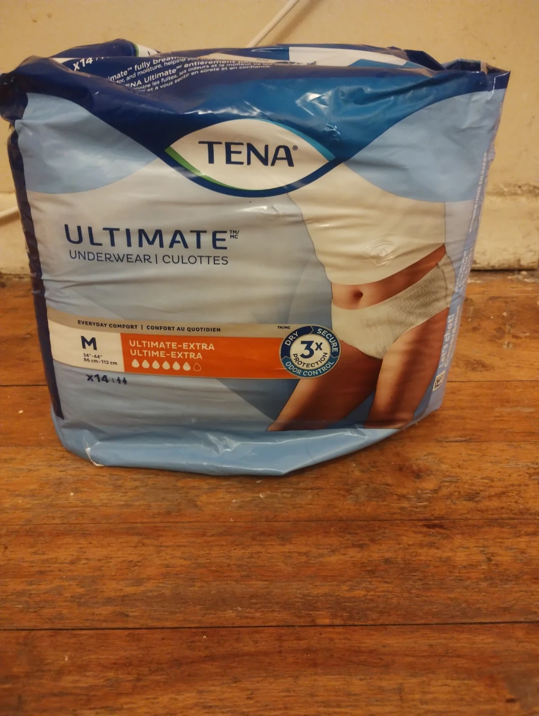 TENA Ultimate Incontinence Underwear +Nursing Breast Pads