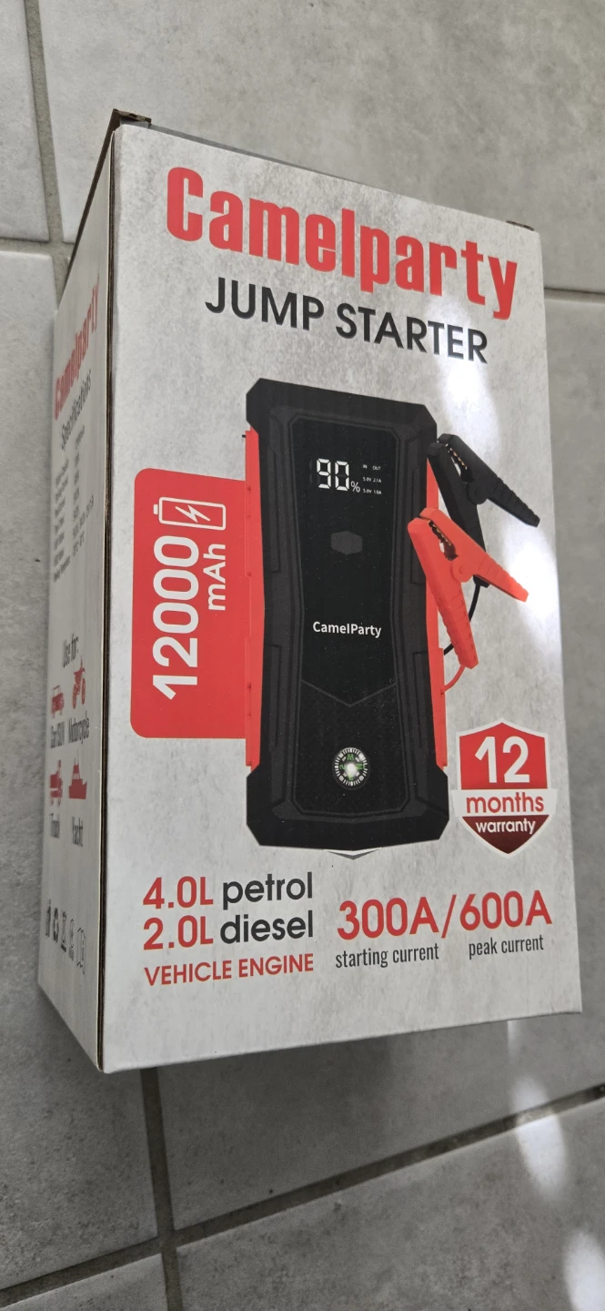 New Car Jump Starter battery booster rechargeable