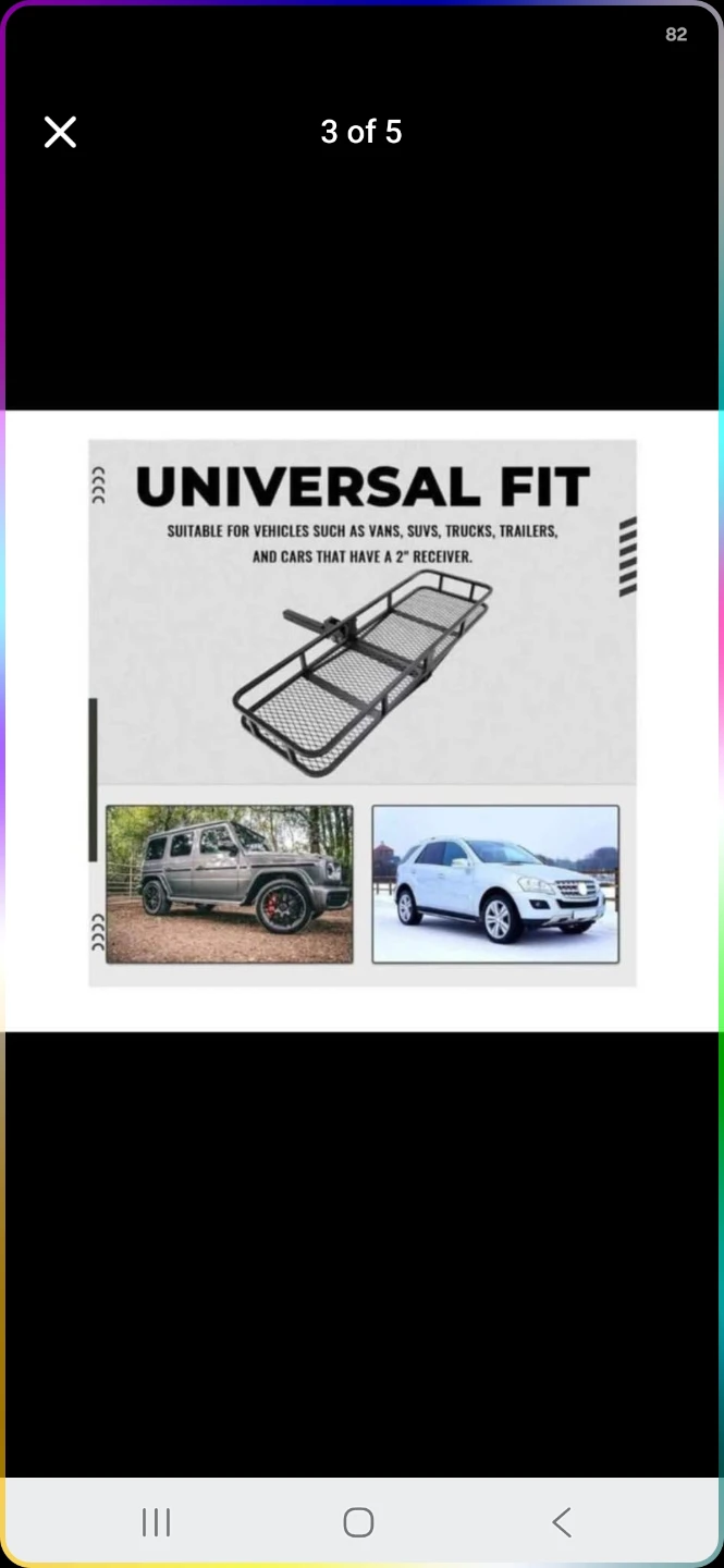 KUAFU Folding Hitch Mount Cargo Carrier - photo 2