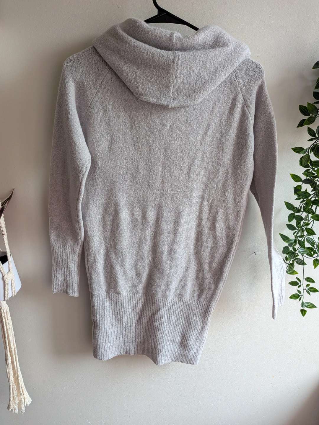 🏈Forever 21 Light Grey Cowl Neck Sweater dress/tunic - photo 5