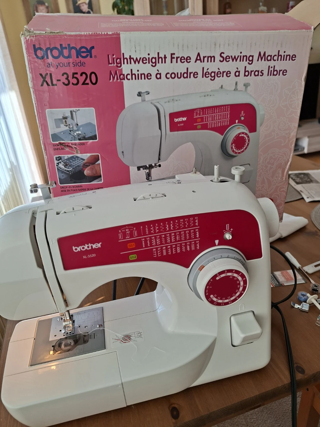 Brother XL-3520 Lightweight Free Arm Sewing Machine