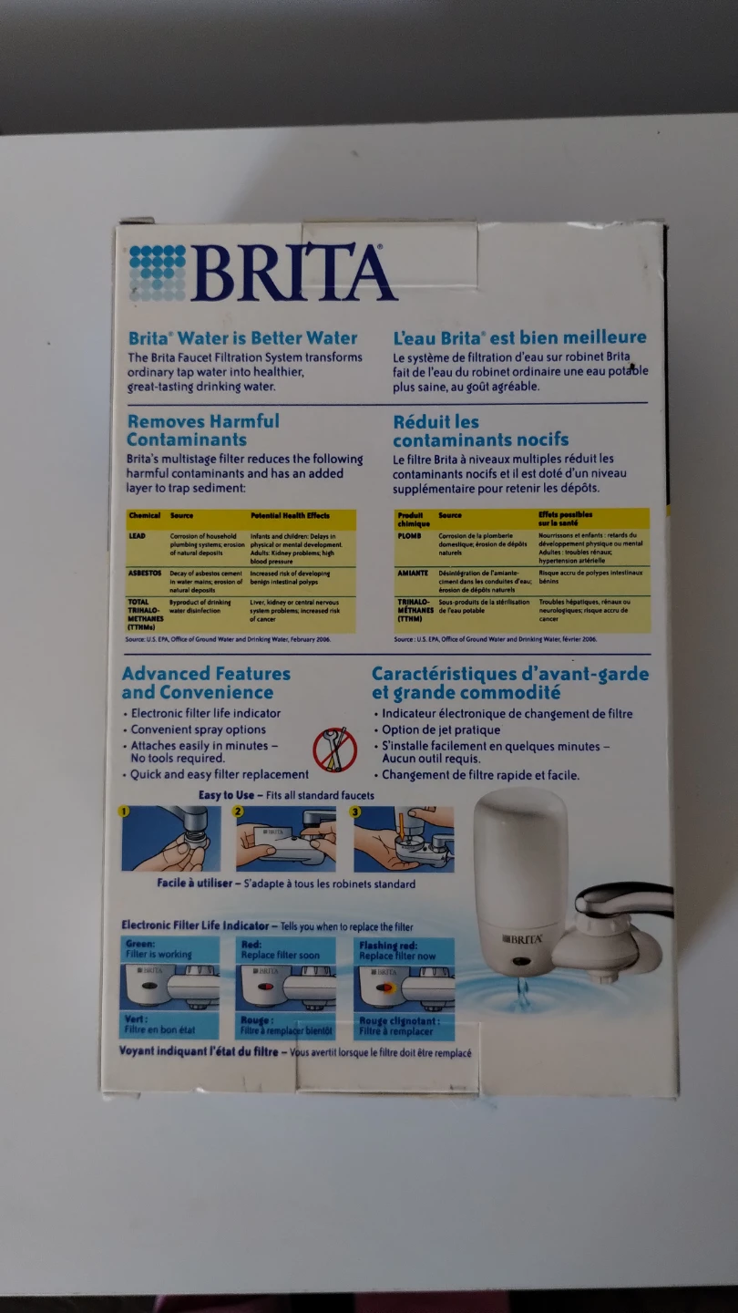 Brita Faucet Filtration System - photo 2