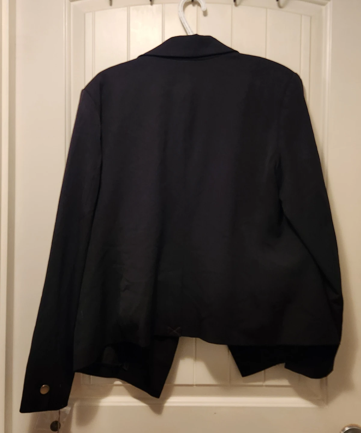 A New Day Black Double-Breasted Blazer Size 16 - photo 2
