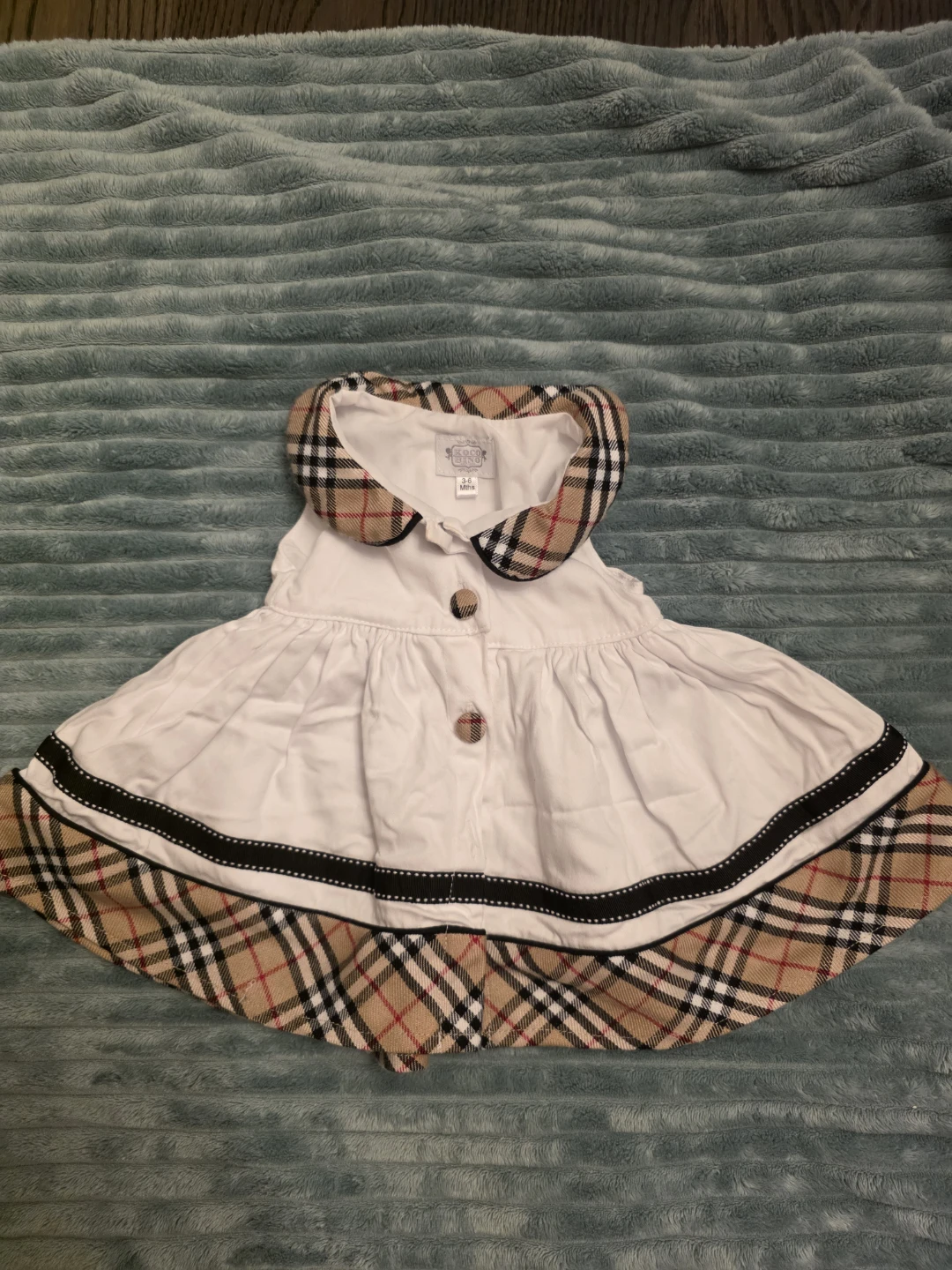 Burberry Patterned baby dress, 3-6 months