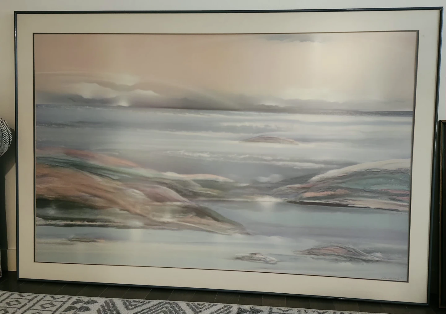 Large Framed Landscape Print
