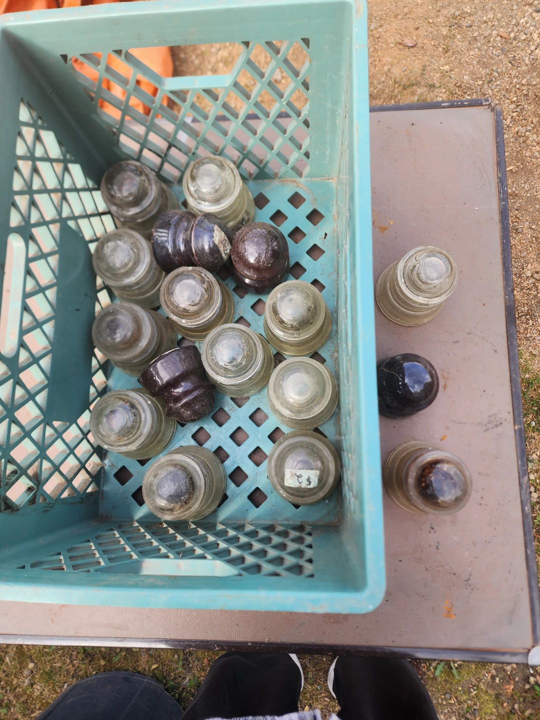 Vintage Glass and Ceramic Insulators - photo 2